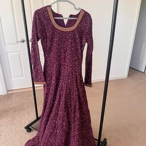 Indian Formal Glitzy Anarkali Gown